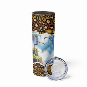 Zambian Heritage Independence 1964 Skinny Tumbler Traditional African Seamless Pattern