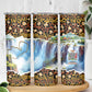 Zambian Heritage Independence 1964 Skinny Tumbler Traditional African Seamless Pattern