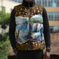 Zambian Heritage Independence 1964 Sleeveless Puffer Jacket Traditional African Seamless Pattern