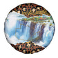 Zambian Heritage Independence 1964 Spare Tire Cover Traditional African Seamless Pattern