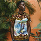 Zambian Heritage Independence 1964 T shirt Traditional African Seamless Pattern