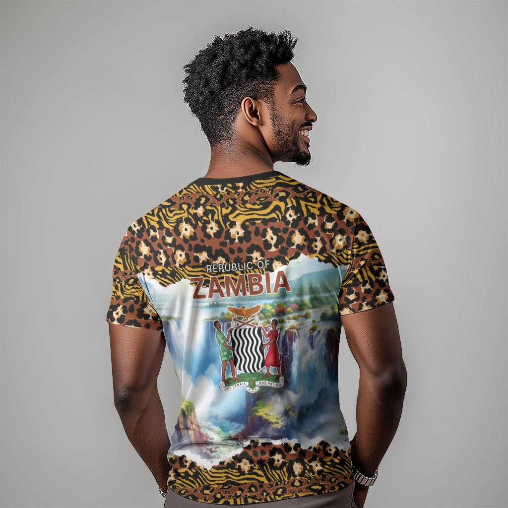 Zambian Heritage Independence 1964 T shirt Traditional African Seamless Pattern