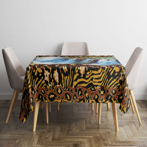 Zambian Heritage Independence 1964 Tablecloth Traditional African Seamless Pattern