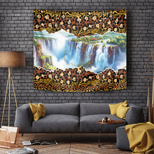 Zambian Heritage Independence 1964 Tapestry Traditional African Seamless Pattern