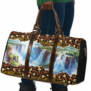 Zambian Heritage Independence 1964 Travel Bag Traditional African Seamless Pattern