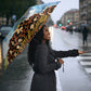 Zambian Heritage Independence 1964 Umbrella Traditional African Seamless Pattern