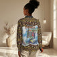 Zambian Heritage Independence 1964 Women Casual Shirt Traditional African Seamless Pattern