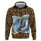 Zambian Heritage Independence 1964 Zip Hoodie Traditional African Seamless Pattern