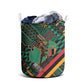 Zambia Victoria Falls Laundry Basket Indigenous Wild Animal Skins Tribal Patchwork