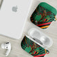 Zambia Victoria Falls AirPods Case Indigenous Wild Animal Skins Tribal Patchwork