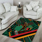 Zambia Victoria Falls Area Rug Indigenous Wild Animal Skins Tribal Patchwork