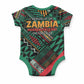 Zambia Victoria Falls Baby Onesie Indigenous Wild Animal Skins Tribal Patchwork