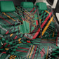 Zambia Victoria Falls Back Car Seat Cover Indigenous Wild Animal Skins Tribal Patchwork