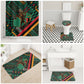 Zambia Victoria Falls Bathroom Set Indigenous Wild Animal Skins Tribal Patchwork