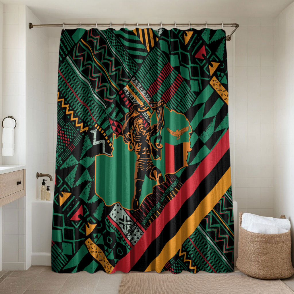 Zambia Victoria Falls Bathroom Set Indigenous Wild Animal Skins Tribal Patchwork