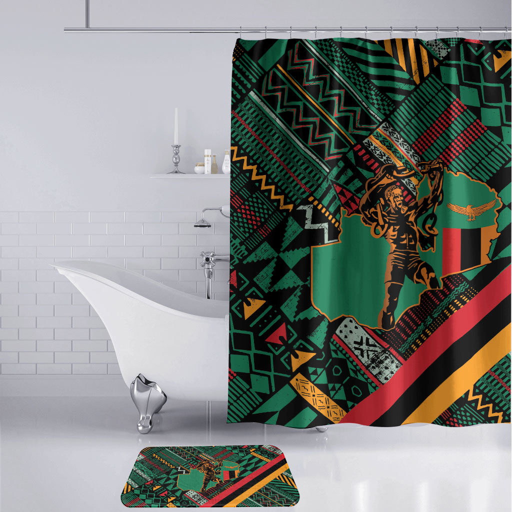 Zambia Victoria Falls Bathroom Set Indigenous Wild Animal Skins Tribal Patchwork