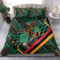 Zambia Victoria Falls Bedding Set Indigenous Wild Animal Skins Tribal Patchwork