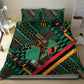 Zambia Victoria Falls Bedding Set Indigenous Wild Animal Skins Tribal Patchwork