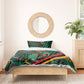 Zambia Victoria Falls Bedding Set Indigenous Wild Animal Skins Tribal Patchwork
