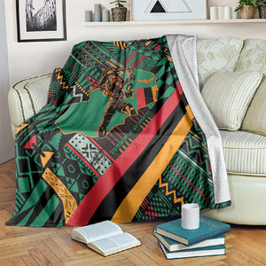 Zambia Victoria Falls Blanket Indigenous Wild Animal Skins Tribal Patchwork