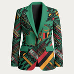 Zambia Victoria Falls Blazer Indigenous Wild Animal Skins Tribal Patchwork