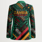 Zambia Victoria Falls Blazer Indigenous Wild Animal Skins Tribal Patchwork