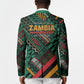 Zambia Victoria Falls Blazer Indigenous Wild Animal Skins Tribal Patchwork