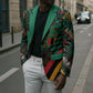 Zambia Victoria Falls Blazer Indigenous Wild Animal Skins Tribal Patchwork