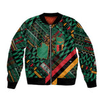 Zambia Victoria Falls Bomber Jacket Indigenous Wild Animal Skins Tribal Patchwork