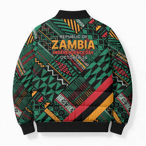 Zambia Victoria Falls Bomber Puffer Jacket Indigenous Wild Animal Skins Tribal Patchwork