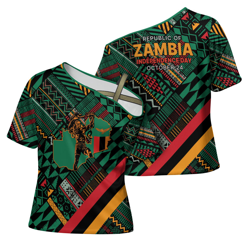 Zambia Victoria Falls Cross Shoulder Shirt Indigenous Wild Animal Skins Tribal Patchwork