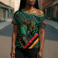 Zambia Victoria Falls Cross Shoulder Shirt Indigenous Wild Animal Skins Tribal Patchwork