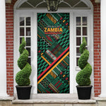 Zambia Victoria Falls Door Cover Indigenous Wild Animal Skins Tribal Patchwork