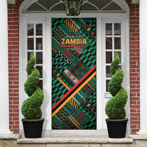 Zambia Victoria Falls Door Cover Indigenous Wild Animal Skins Tribal Patchwork