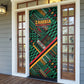 Zambia Victoria Falls Door Cover Indigenous Wild Animal Skins Tribal Patchwork