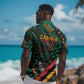 Zambia Victoria Falls Hawaiian Shirt Indigenous Wild Animal Skins Tribal Patchwork