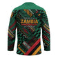 Zambia Victoria Falls Hockey Jersey Indigenous Wild Animal Skins Tribal Patchwork
