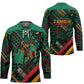 Zambia Victoria Falls Hockey Jersey Indigenous Wild Animal Skins Tribal Patchwork