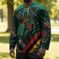 Zambia Victoria Falls Hockey Jersey Indigenous Wild Animal Skins Tribal Patchwork
