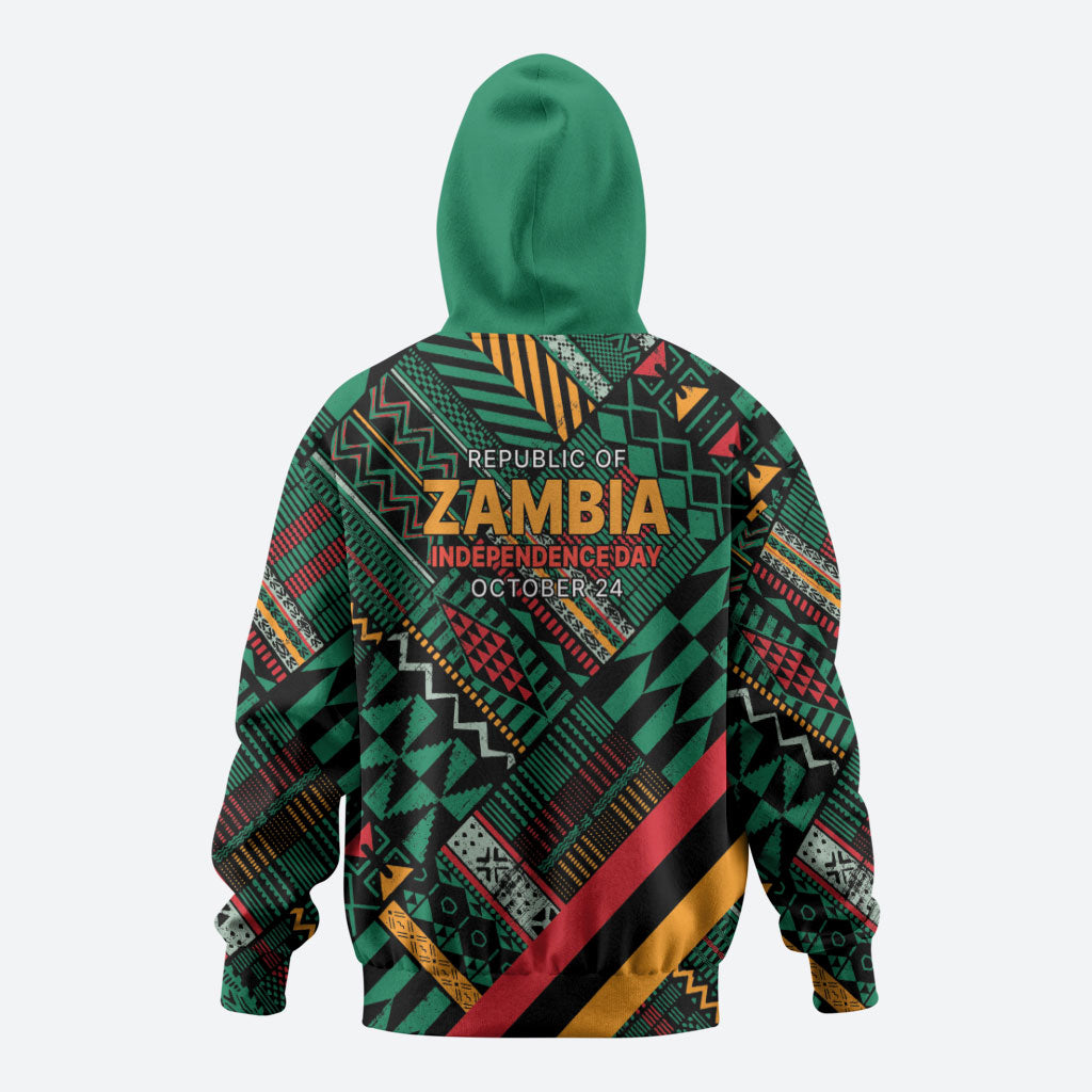 Zambia Victoria Falls Hoodie Indigenous Wild Animal Skins Tribal Patchwork