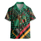 Zambia Victoria Falls Kid Hawaiian Shirt Indigenous Wild Animal Skins Tribal Patchwork