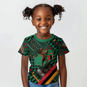 Zambia Victoria Falls Kid T shirt Indigenous Wild Animal Skins Tribal Patchwork