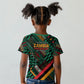 Zambia Victoria Falls Kid T shirt Indigenous Wild Animal Skins Tribal Patchwork