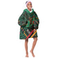 Zambia Victoria Falls Kid Wearable Blanket Hoodie Indigenous Wild Animal Skins Tribal Patchwork