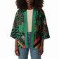 Zambia Victoria Falls Kimono Indigenous Wild Animal Skins Tribal Patchwork