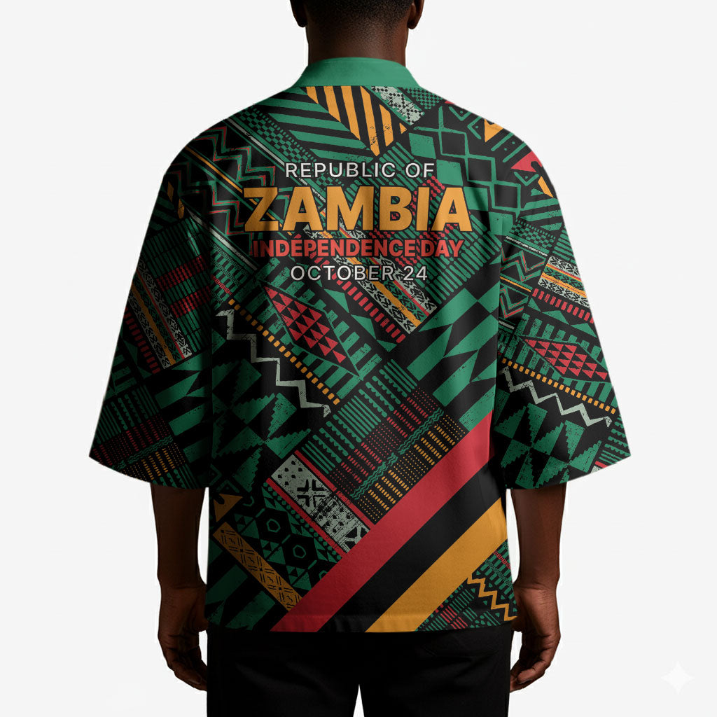 Zambia Victoria Falls Kimono Indigenous Wild Animal Skins Tribal Patchwork