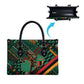 Zambia Victoria Falls Leather Bag Indigenous Wild Animal Skins Tribal Patchwork