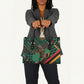 Zambia Victoria Falls Leather Bag Indigenous Wild Animal Skins Tribal Patchwork