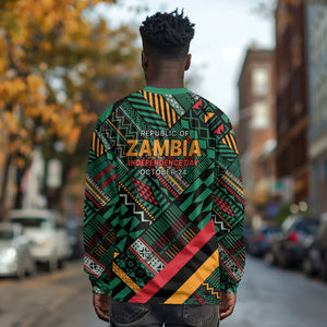 Zambia Victoria Falls Long Sleeve Shirt Indigenous Wild Animal Skins Tribal Patchwork