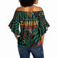 Zambia Victoria Falls Off Shoulder Wrap Waist Top Indigenous Wild Animal Skins Tribal Patchwork